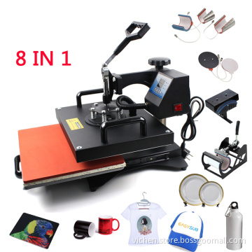 8 in 1 T-shirt Printing Heat Press Machine